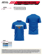 Load image into Gallery viewer, Ruskin Christian Basketball DTF Men's Polyester Parent Shirt