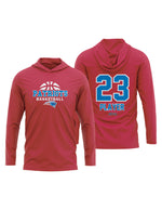 Load image into Gallery viewer, Pinellas Park Patriots Full Dye hooded Long Sleeve Jersey