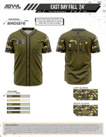 Load image into Gallery viewer, East Bay Chiefs 2024 Full Dye Button Up Jersey