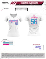 Load image into Gallery viewer, Buffalo Creek Bombers Womens Bombers Sub dye jersey