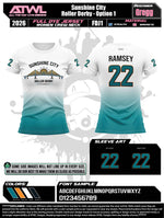 Load image into Gallery viewer, Sunshine City Roller Derby Women's Crew Cut Jersey