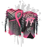 Load image into Gallery viewer, Fight For Love Cancer Awareness Mens Full Dye Long Sleeve Jersey