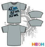 Load image into Gallery viewer, Repeat Design Mens Grey Sub Dye Jersey