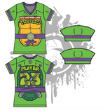 Load image into Gallery viewer, Cowabunga Turtles Womens Full Dye Jersey