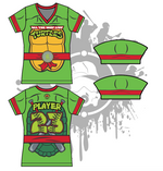 Load image into Gallery viewer, Cowabunga Turtles Womens Full Dye Jersey