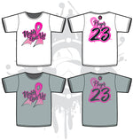 Load image into Gallery viewer, NEVER GIVE UP Cancer Awareness Sub Dye Mens Jersey