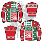 Load image into Gallery viewer, Christmas Pattern Splash Sweater