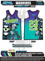 Load image into Gallery viewer, Warriors Full Dye Women's Racerback Jersey