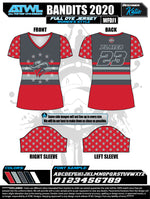 Load image into Gallery viewer, Bandits 9U 2020 Women's Full Dye Jersey