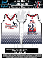 Load image into Gallery viewer, WAR BIRDS WOMENS SLEEVELESS JERSEY