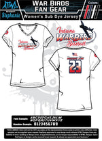 Load image into Gallery viewer, WAR BIRDS WOMENS SUBDYE JERSEY