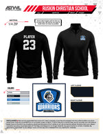 Load image into Gallery viewer, Ruskin Christian Baseball 1/4 Zip Fleece