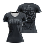 Load image into Gallery viewer, Diamond Elite Black Edition Women's V-neck Jersey