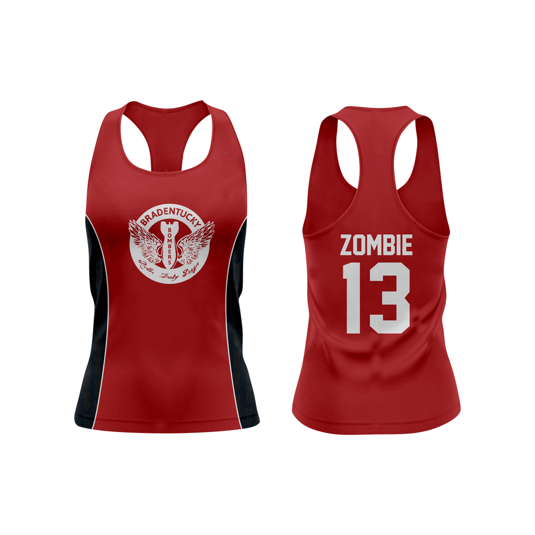 Bradentucky Roller Derby Full Dye Women's Cut Racerback Jersey