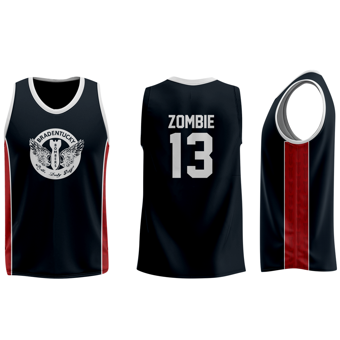 Bradentucky Roller Derby Mens cut Sleeveless Jersey