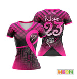 Load image into Gallery viewer, Fight For Love Cancer Awareness Womens Full Dye Jersey