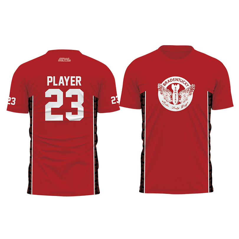 Bradentucky Roller Derby Mens Cut Full dye Jersey