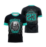 Load image into Gallery viewer, Hustle Gang  OG Black-Mint Men's Full-Dye Jersey