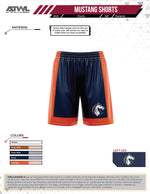 Load image into Gallery viewer, Morgan Mustangs Retro Full Dye Shorts