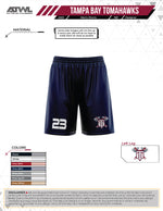 Load image into Gallery viewer, Tampa Tomahawks mens cut Full Dye Shorts