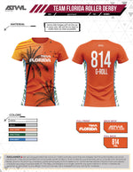 Load image into Gallery viewer, Team Florida Roller Derby Women's Crew Cut Jersey