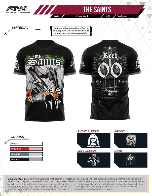 The Saints Full dye Jersey