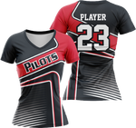 Load image into Gallery viewer, Pinecrest Pilots Women's V-neck Jersey