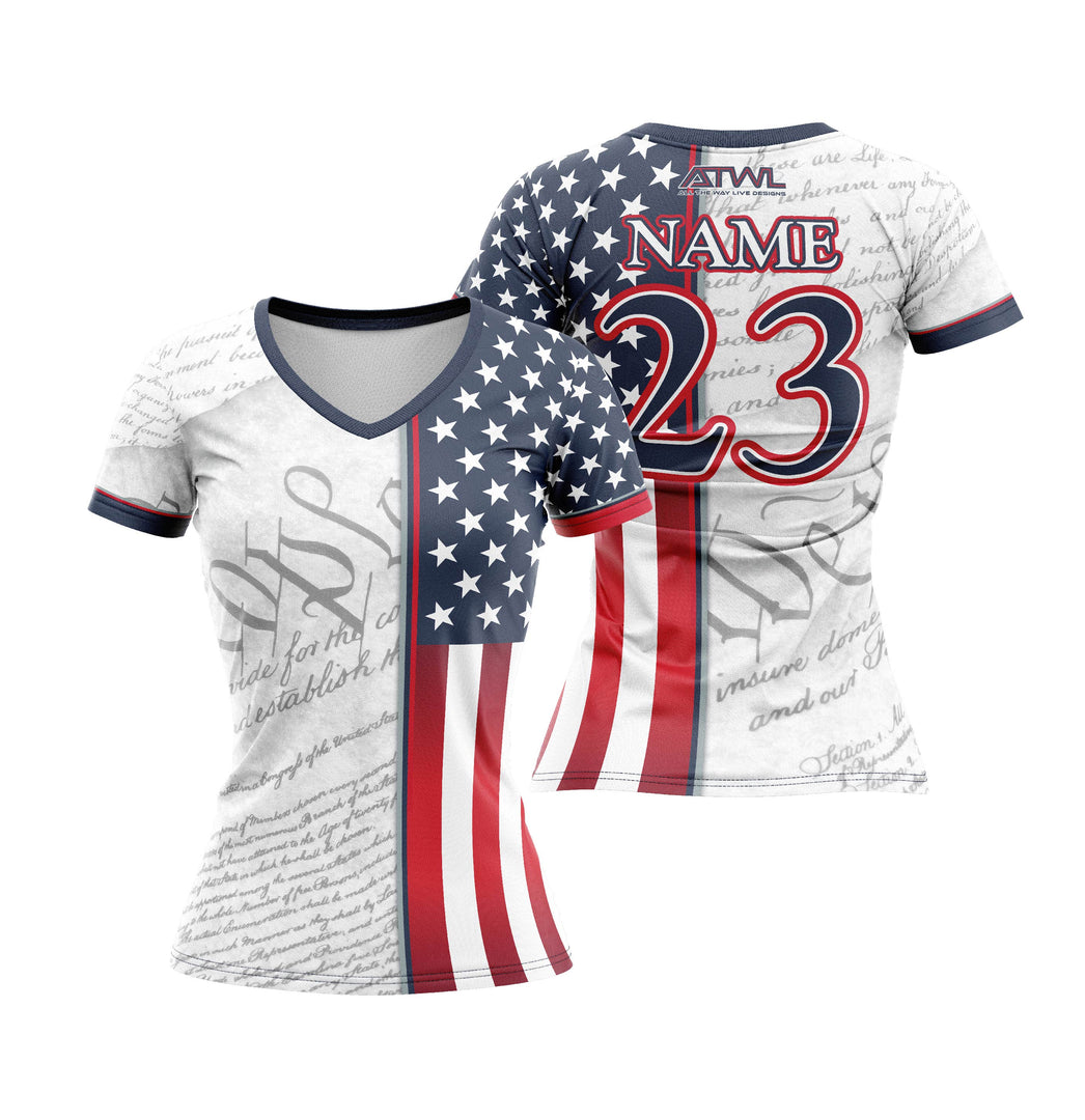 We The People Women's Full Dye Jersey