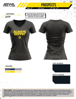 Load image into Gallery viewer, Prospects ALWAYS REPPIN Womens V-neck  Polyester Parent Shirt