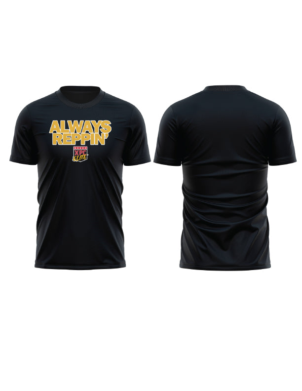 Always Reppin' Black XPC Elite Dri-Fit Shirt