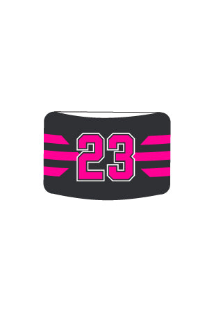 Tampa Bay Roller Derby Black and Pink Travel Team Numbered custom Armbands