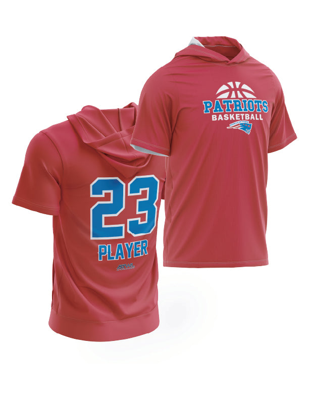 Pinellas Park Patriots hooded Short Sleeve Jersey