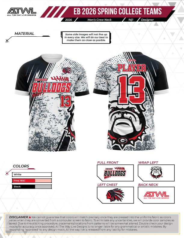East Bay Spring 2026 Replica League  Baseball Jerseys