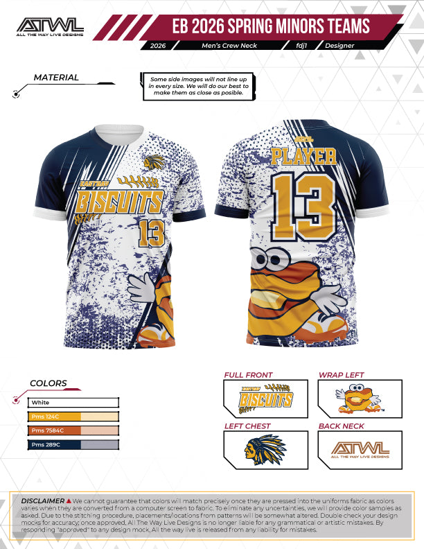 East Bay Spring 2026 Replica League  Baseball Jerseys