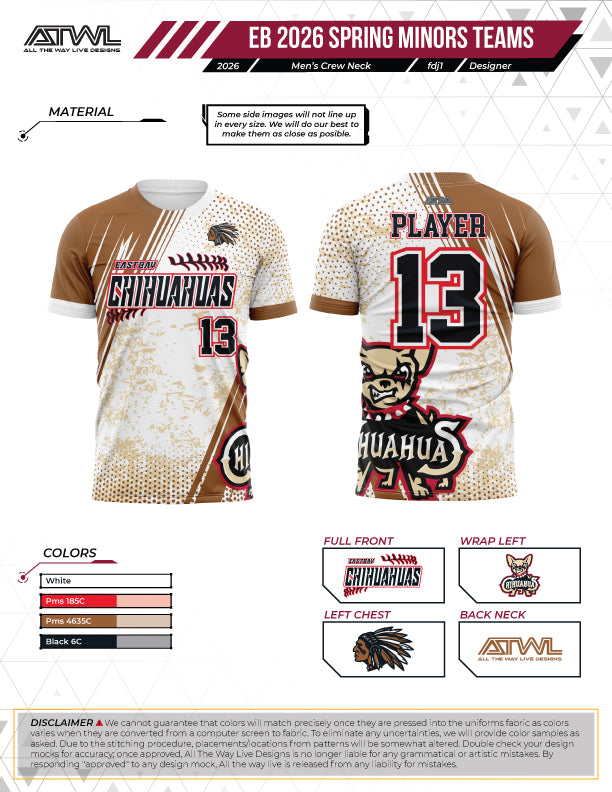 East Bay Spring 2026 Replica League  Baseball Jerseys