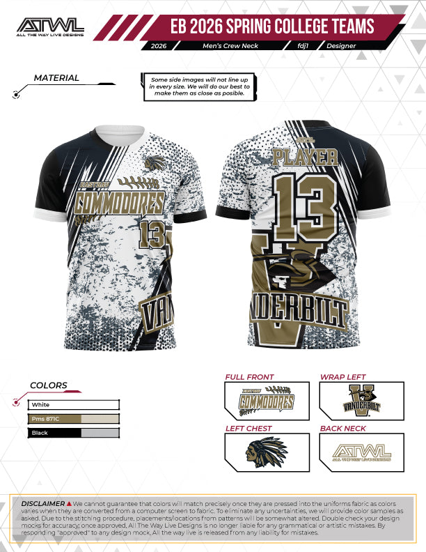 East Bay Spring 2026 Replica League  Baseball Jerseys