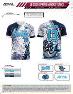 Load image into Gallery viewer, East Bay Spring 2026 Replica League  Baseball Jerseys