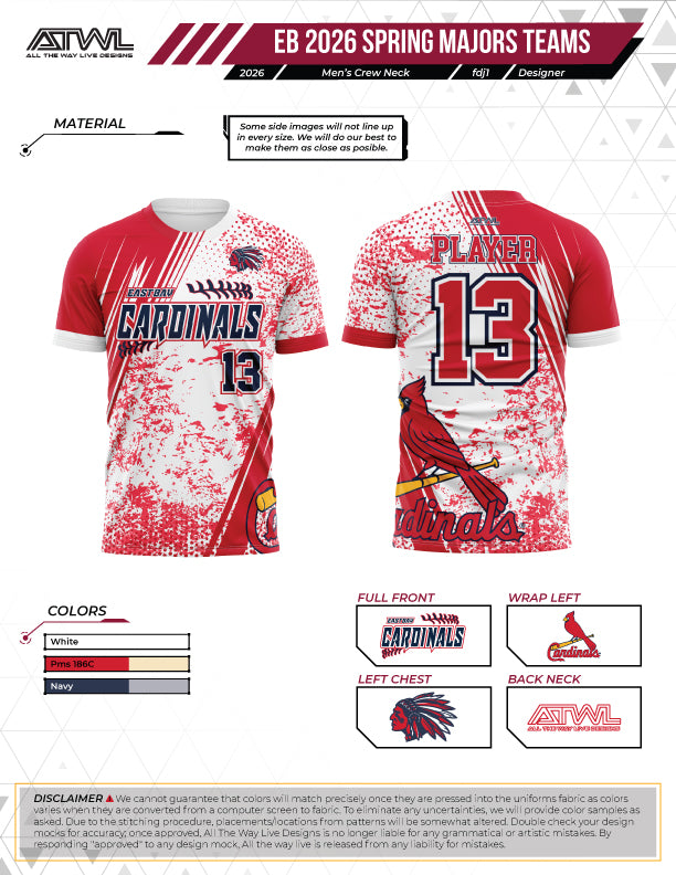 East Bay Spring 2026 Replica League  Baseball Jerseys