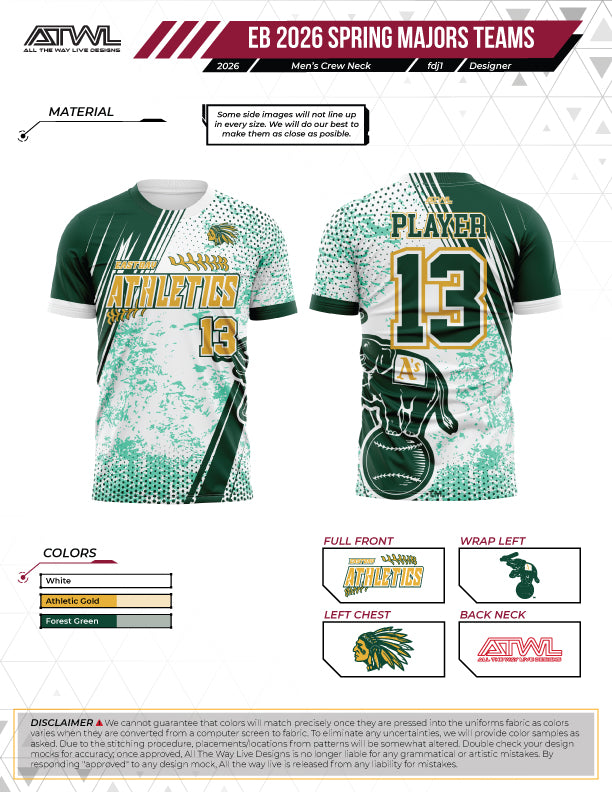 East Bay Spring 2026 Replica League  Baseball Jerseys