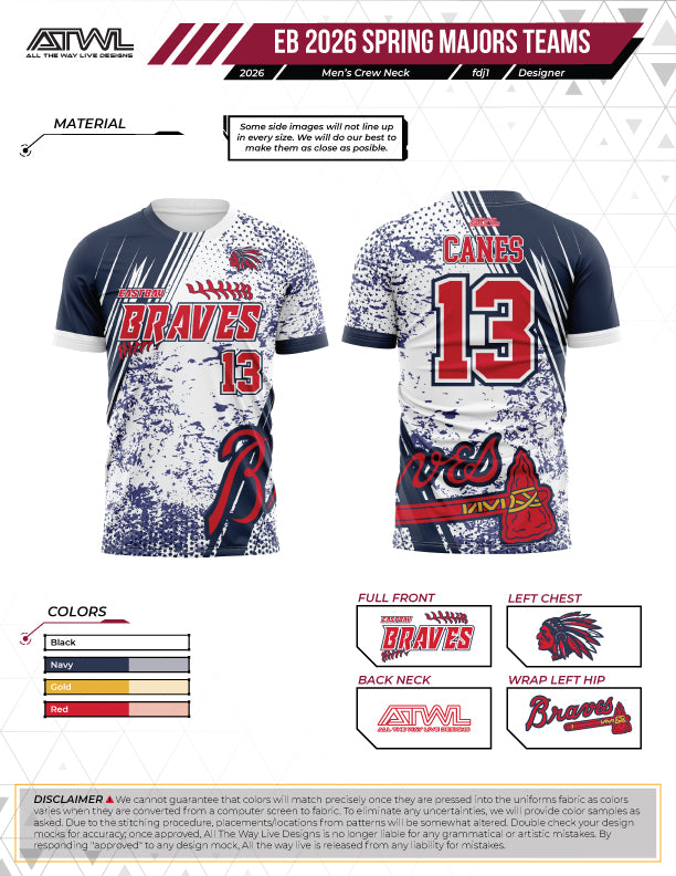 East Bay Spring 2026 Replica League  Baseball Jerseys