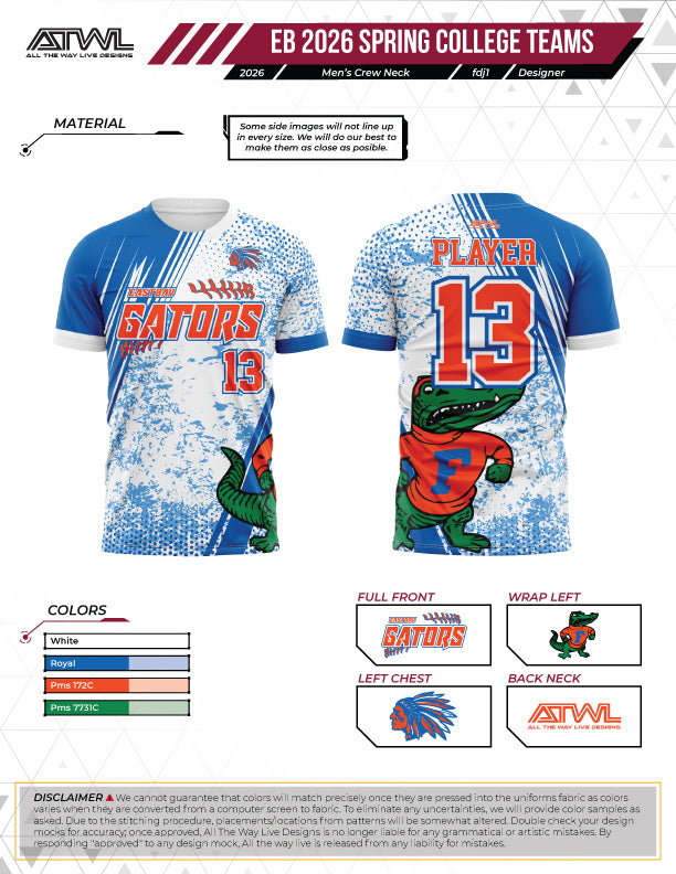 East Bay Spring 2026 Replica League  Baseball Jerseys
