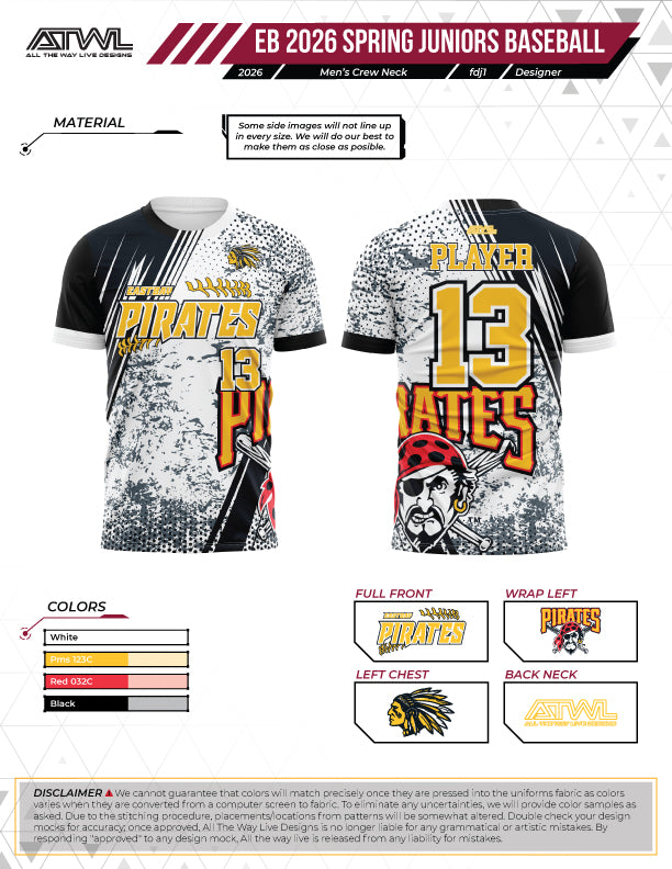 East Bay Spring 2026 Replica League  Baseball Jerseys