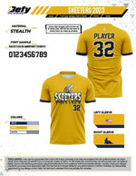Load image into Gallery viewer, Skeeters Gold Men's Full-Dye Jersey