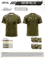 Load image into Gallery viewer, East Bay Chiefs 2024 Camo Raglan  Men's Jersey