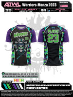 Load image into Gallery viewer, Warriors Black Camo Men's Full Dye Jersey