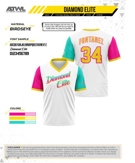 Diamond Elite San Diego Connect Crew Neck Jersey