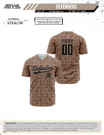Load image into Gallery viewer, Defenders Digi Camo Full Button Full Dye Men's Jersey