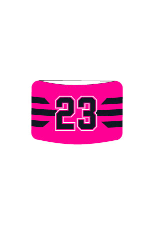 Tampa Bay Roller Derby Black and Pink Travel Team Numbered custom Armbands
