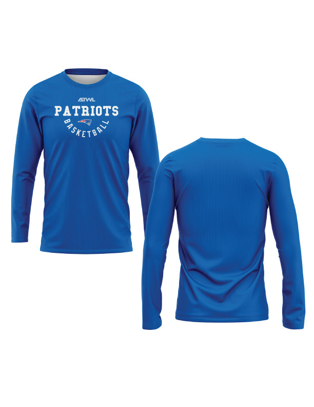 Pinellas Patriots Alternata DTF Men's cut Polyester Long Sleeve Parent Shirt
