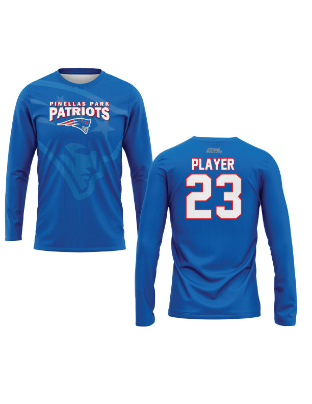 Pinellas Park Patriots Full Dye Long Sleeve Jersey